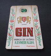 Portugal Etiquette Ancienne London Gin Esmeralda Émeraude Lisboa Label Gin Emerald - Alcoli E Liquori