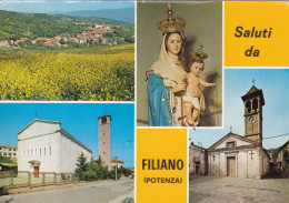 FILIANO-POTENZA-SALUTI DA..MUTIVEDUTE-CARTOLINA VERA FOTOGRAFIA-VIAGG. IL 26-5-1975 - Potenza