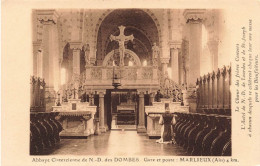 FRANCE - Abbaye Cistercienne De Notre Dames Des Dombes - Gare Et Poste - Marlieux - Carte Postale Ancienne - Non Classificati