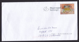 Netherlands: Cover, 2024, 1 Stamp, Brown Frog, Water Animal (traces Of Use) - Covers & Documents