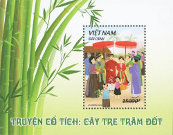 Viet Nam Vietnam MNH Perf Stamps & SS Issused Jun 1, 2024 : Vietnamese Fairy Tale: The Hundred-knot Bamboo Tree (Ms1191) - Viêt-Nam