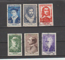 1956 N°1066 à 1071 Célébrités Série Ravel Oblitérés (lot 25) - Used Stamps