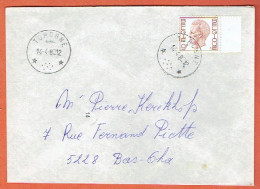 37P - Relais Tohogne 1982 Vers Bas-Oha - Postmarks With Stars