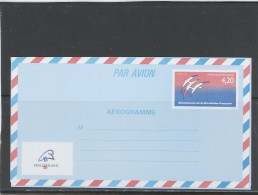 AEROGRAMME -N°1017 -AER -BICENTENAIRE DE LA REVOLUTION -4,20 F - Luchtpostbladen
