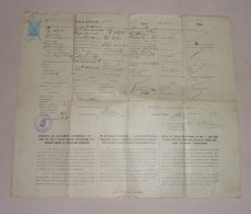 Finland - Russia 1904 Passport Passeport Reisepass With Moscow City Revenues - Historische Documenten