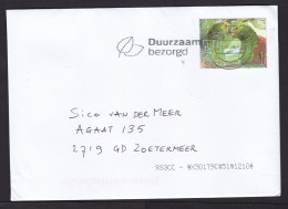 Netherlands: Cover, 2024, 1 Stamp, Parrot Bird From Bonaire Island, Dutch Antilles, Animal (traces Of Use) - Briefe U. Dokumente