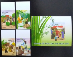 Viet Nam Vietnam MNH Imperf Stamps & Souvenir Sheet 2024 : Vietnamese Fairy Tale: The Hundred-knot Bamboo Tree (Ms1191) - Vietnam