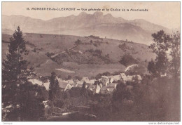 CPA  38 - MONESTIER-DE-CLERMONT - Vue Gle Et Chaîne De La Moucherolle - Autres & Non Classés