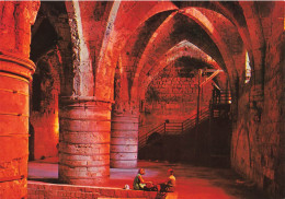 ISRAEL - Acre - Saint John's Crypt - Vue De L'intérieure - Animé - Carte Postale - Israël