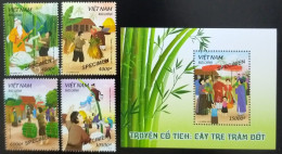 Viet Nam Vietnam MNH Specimen Stamps & Souvenir Sheet 2024 :Vietnamese Fairy Tale: The Hundred-knot Bamboo Tree (Ms1191) - Viêt-Nam