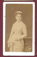 300524 - PHOTO CDV GARREAU LEBLANC VALPARAISO SANTIAGO CHILI - Femme Chapeau - Other & Unclassified