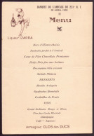 Menu Banquet " Amicale Du 221° RI " 28 Avril 1935 - Menu