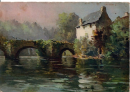 QUIMPERLE  (Finistère).  Le Pont Fleuri. "Editions D'art YVON".  I.K.34.  Très Bon état.  Voir 2 SCANS - 1900-1949