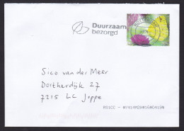 Netherlands: Cover, 2024, 1 Stamp, Butterfly From Bonaire Island, Insect, Animal, Dutch Antilles (minor Damage At Back) - Lettres & Documents