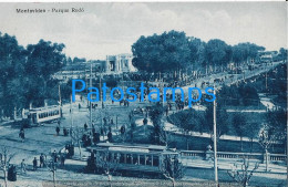 229709 URUGUAY MONTEVIDEO PARQUE RODO & TRANVIA TRAMWAY POSTAL POSTCARD - Uruguay