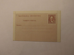 ARGENTINA  POSTAL CARD - Autres & Non Classés