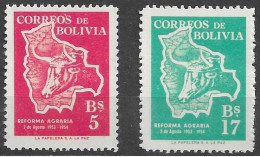 BOLIVIA 1954   YT  353-54  ** - Bolivia