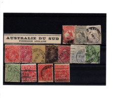 Lot De 14  Timbres Oblitérés D'Australie Du Sud. Possession Anglaise. - Autres & Non Classés