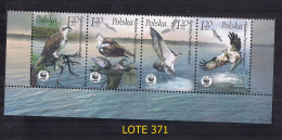 POLONIA 2003 Yv 3830/33 AVES RAPACES MINT - Ongebruikt