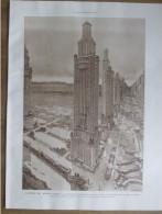1922  ARCHITECTE AUGUSTE PERRET  Urbanisme Projet AVENUE DES MAISONS TOURS  Tour Perret Pres Paris - Unclassified