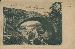 SAN REMO - TORRENTE SAN FRANCESCO CON PONTE E MULINO - EDIZ. UGOLINI - SPEDITA 1903 (20964) - San Remo