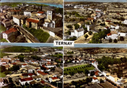 TERNAY   ( ISERE )   EN AVION AU-DESSUS DE  . . .  TERNAY    ( DISCRET PLI CENTRE-DROITE ) - Autres & Non Classés