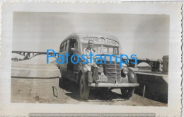 229712 ARGENTINA AUTOMOBILE COLECTIVO BUS Nº 3 NEUQUEN AND MAN PHOTO NO POSTAL POSTCARD - Argentinien