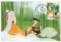 Viet Nam Vietnam Maxi Cards With Imperf Stamps 2024 : Vietnamese Fairy Tale: The Hundred-knot Bamboo Tree (Ms1191) - Vietnam