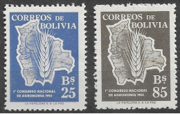 BOLIVIA 1954   YT  351-52  ** - Bolivie