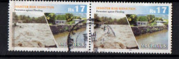 Mauritius - 2015- Disaster Risk Reduction - Pair - Used. ( Condition As Per Scan ) - Mauritius (1968-...)