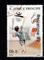 - SAINT THOMAS ET PRINCE - 1978 - YT N° 978 - Oblitérés - JO Barcelone - São Tomé Und Príncipe