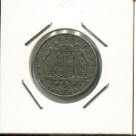 2 DRACHMES 1967 GRECIA GREECE Moneda #AR349.E.A - Grèce