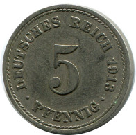 5 PFENNIG 1913 A DEUTSCHLAND Münze GERMANY #DB189.D.A - 5 Pfennig