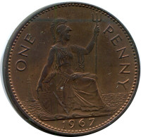 PENNY 1967 UK GREAT BRITAIN Coin #AZ629.U.A - D. 1 Penny