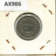 20 RAPPEN 1958 B SCHWEIZ SWITZERLAND Münze #AX986.3.D.A - Altri & Non Classificati