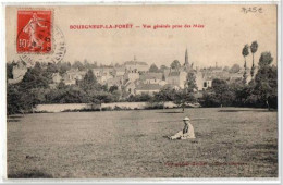 BOURGNEUF LA FORET VUE GENERALE PRISE DES MEES ANIMEE - Autres & Non Classés