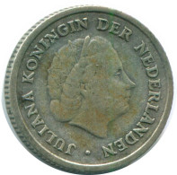 1/10 GULDEN 1956 NIEDERLÄNDISCHE ANTILLEN SILBER Koloniale Münze #NL12128.3.D.A - Netherlands Antilles