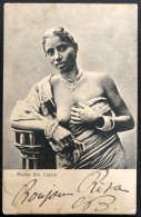 Ceylan 1908 - King Edward VII - Postcard To Bruxelles - Ceylon (...-1947)