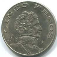 5 PESOS 1976 MEXIKO MEXICO Münze #WW1135.D.A - Mexiko