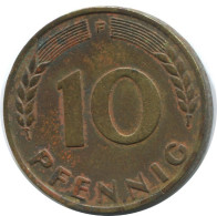 10 PFENNIG 1949 F BRD ALLEMAGNE Pièce GERMANY #AD552.9.F.A - 10 Pfennig