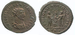 DIOCLETIAN ANTONINIANUS Antiochia Ub/xxi AD325 Ioviconserv 4g/23mm #NNN1834.18.F.A - La Tetrarchia E Costantino I Il Grande (284 / 307)