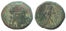 AEOLIS AIGAI ATHENA ZEUS ATHENA Antike GRIECHISCHE Münze 3.2g/16mm #AA233.15.D.A - Griekenland