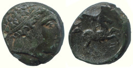 MACEDONIAN KINGDOM PHILIP II 359-336 BC APOLLO HORSEMAN 5.7g/17mm #AA009.58.F.A - Griekenland