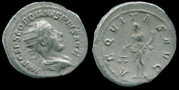 GORDIAN III AR ANTONINIANUS ROME Mint AD 240-241 AEQVITAS AVG #ANC13130.43.E.A - Der Soldatenkaiser (die Militärkrise) (235 / 284)