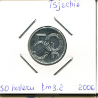 50 HELLER 2006 CZECH REPUBLIC Coin #AP736.2.U.A - Repubblica Ceca