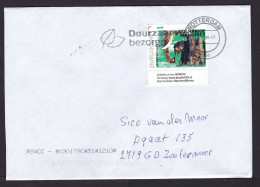 Netherlands: Cover, 2024, 1 Stamp + Tab, Mammoth, Prehistoric Animal, History (minor Crease) - Covers & Documents