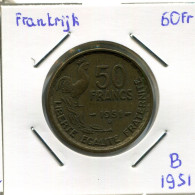 50 FRANCS 1951 B FRANCE Pièce Française #AM689.F.A - 50 Francs