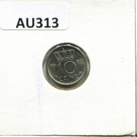 10 CENT 1960 NETHERLANDS Coin #AU313.U.A - 1948-1980: Juliana