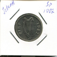 5 PENCE 1982 IRELAND Coin #AN676.U.A - Ierland