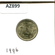 2 CENTS 1996 ZYPERN CYPRUS Münze #AZ899.D.A - Cyprus